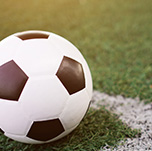 Ballon de foot pour illustrer l'activité d'organisation d'événement de l'agence de communication Grazie di cuore