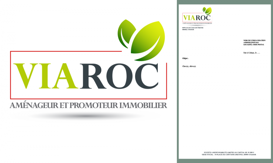 réalisation logo via roc Création logo par Grazie di cuore Communication
